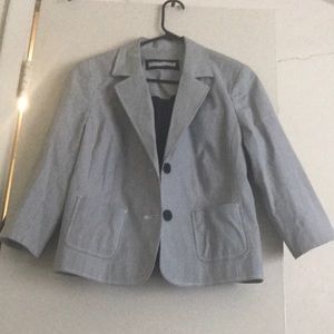 Navy Blue Seersucker jacket from Old Navy